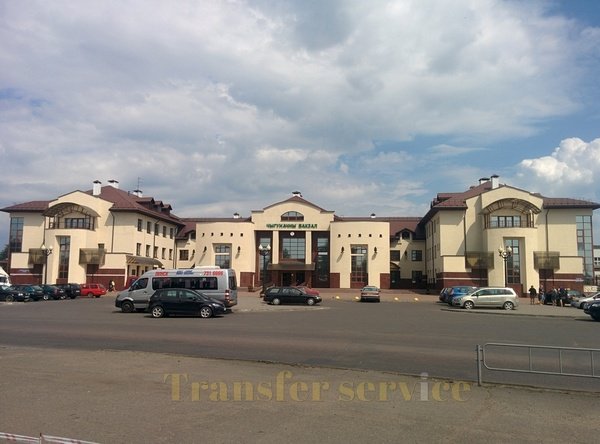 Фотография  Железнодорожного вокзала в городе Пинск, Брестской области, Беларусь