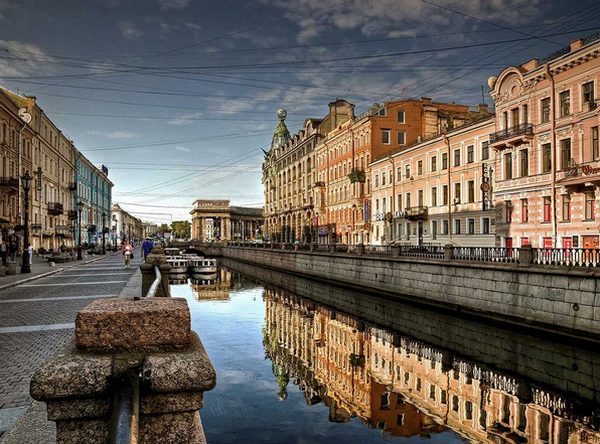 Фотография канала Грибоедова в Санкт-Петербурге